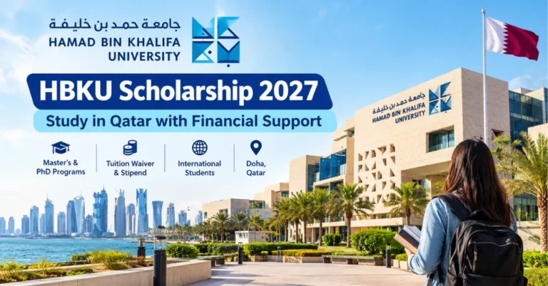 Hamad Bin Khalifa University Scholarship 2027 in Qatar for international students