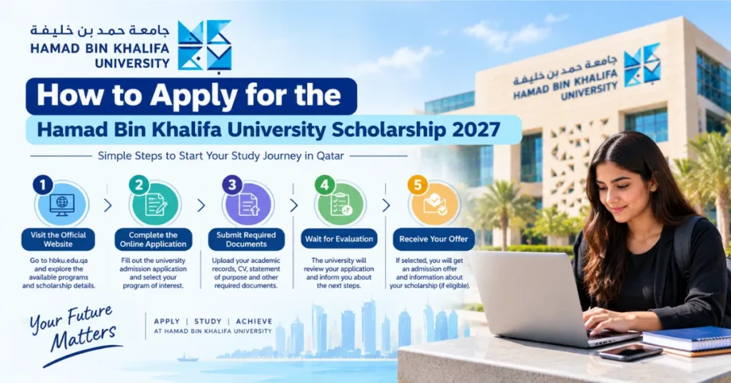 How to apply for Hamad Bin Khalifa University Scholarship 2027 in Qatar